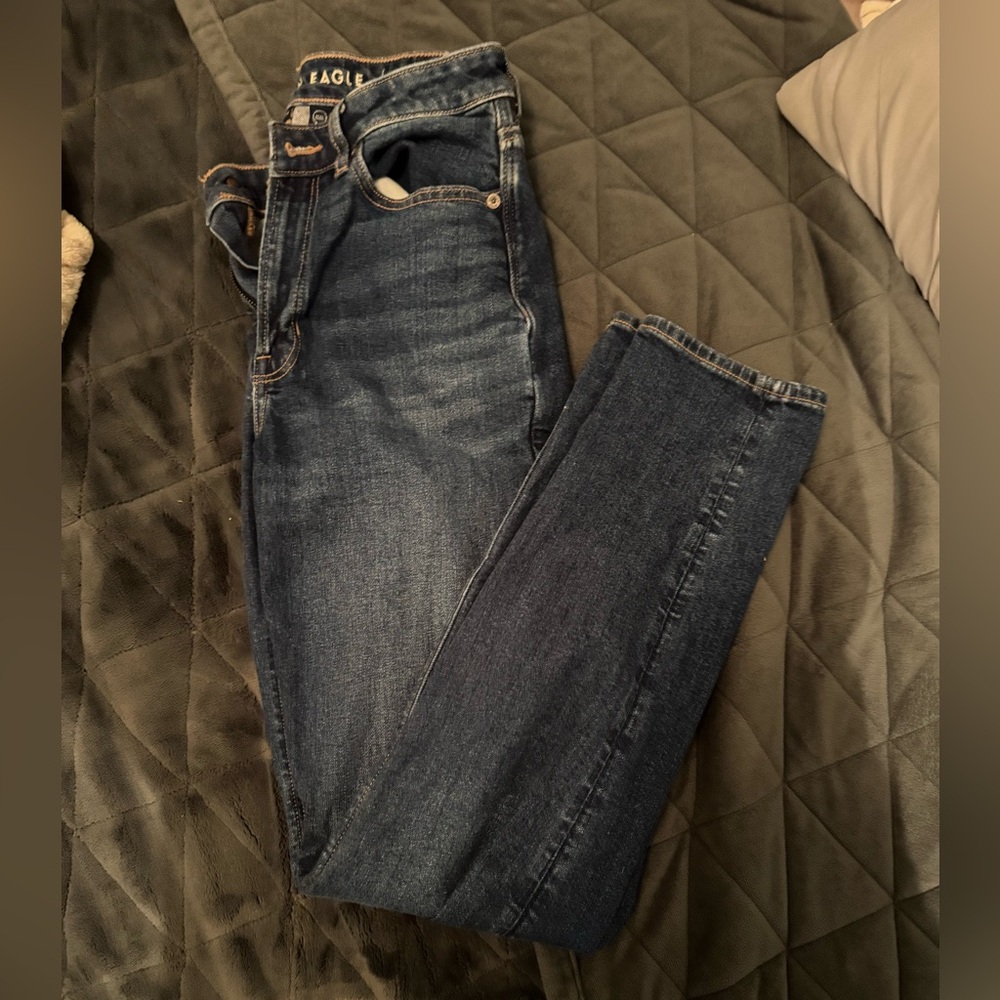 Extra Long American Eagle Outfitters Blue Denim Jeans